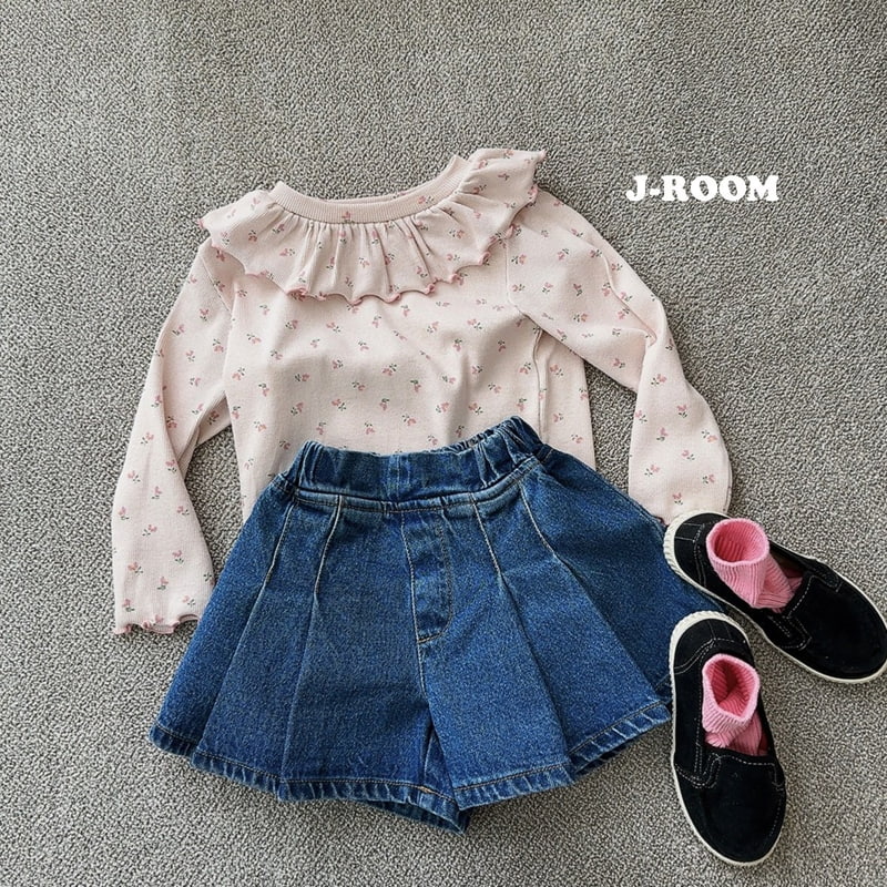 J-Room - Korean Children Fashion - #minifashionista - Frill Wave Tee - 7