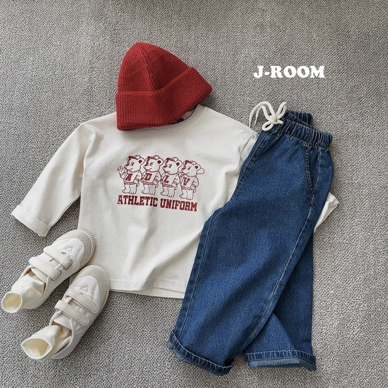 J-Room - Korean Children Fashion - #minifashionista - Uniform Graphic Tee - 6