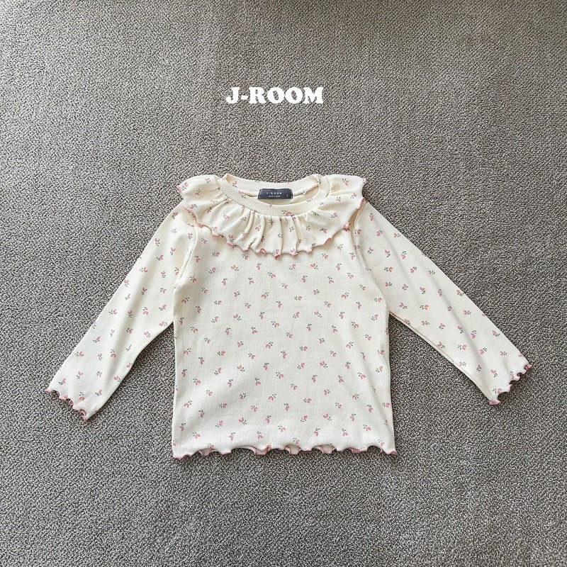 J-Room - Korean Children Fashion - #prettylittlegirls - Frill Wave Tee - 8