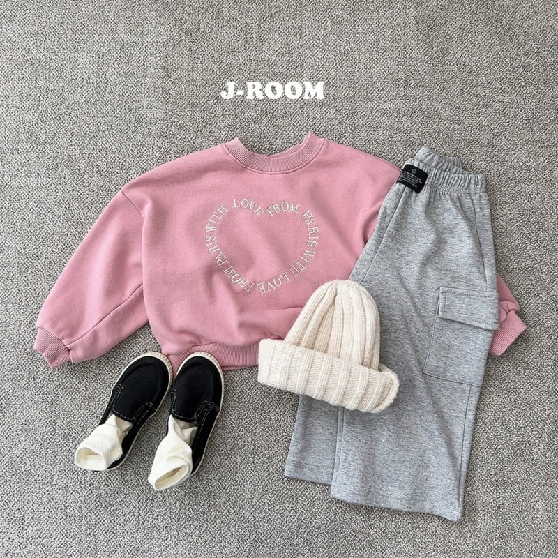 J-Room - Korean Children Fashion - #prettylittlegirls - Love Embroidery Sweatshirts - 6