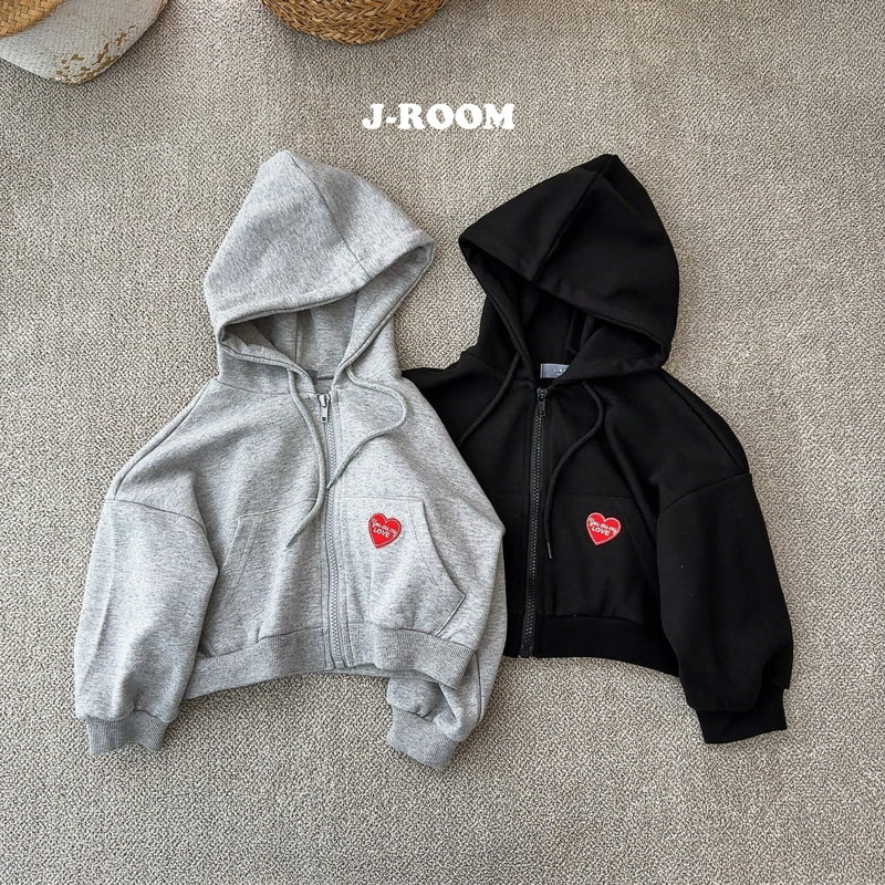 J-Room - Korean Children Fashion - #prettylittlegirls - Wapen Crop Hood Zip-up - 3