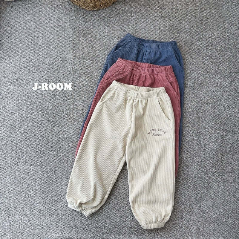 J-Room - Korean Children Fashion - #prettylittlegirls - Corduroy Jogger Pants - 6