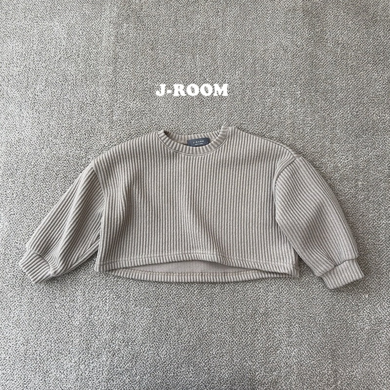 J-Room - Korean Children Fashion - #todddlerfashion - Round Rib Crop Tee - 12