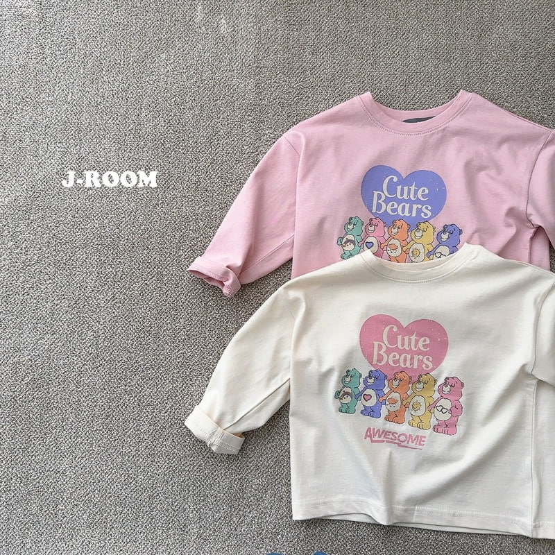 J-Room - Korean Children Fashion - #todddlerfashion - Rainbow Bear Tee - 5