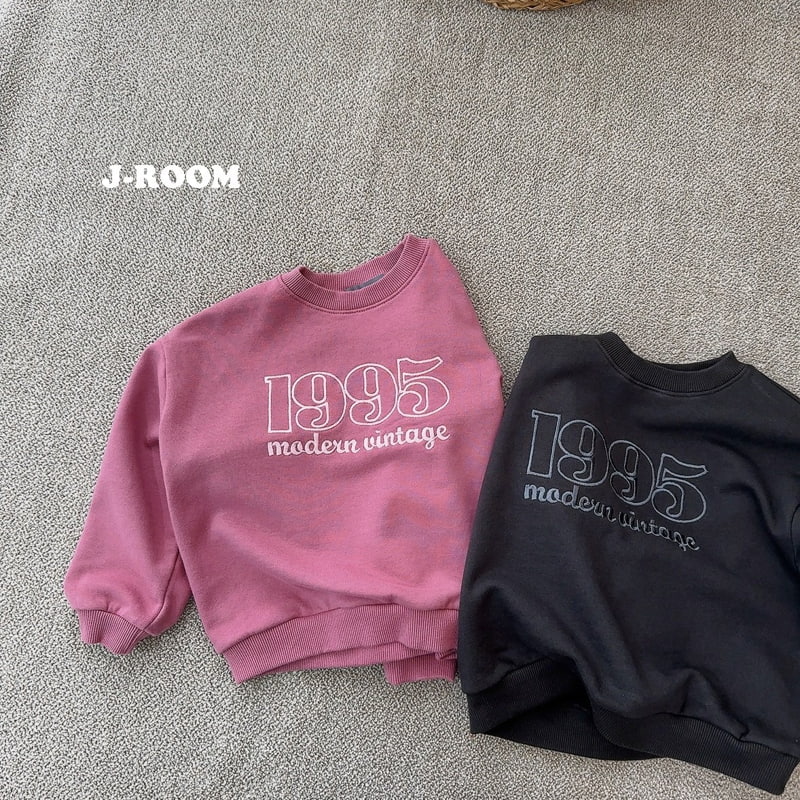 J-Room - Korean Children Fashion - #todddlerfashion - 1995 Embroidery Sweatshirts - 2