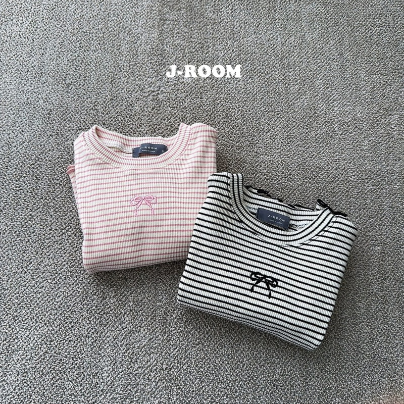 J-Room - Korean Children Fashion - #toddlerclothing - Ribbon Crop Wave Tee - 11