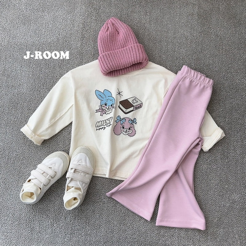 J-Room - Korean Children Fashion - #toddlerclothing - Double Span Bootscut Pants - 9