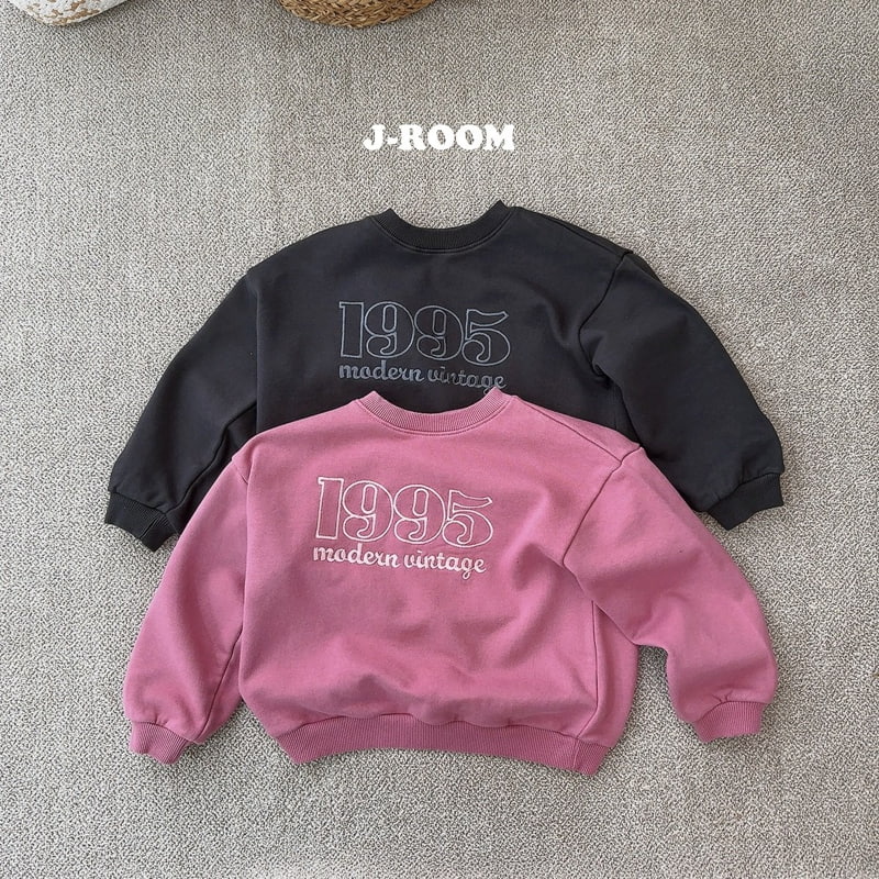 J-Room - Korean Children Fashion - #toddlerclothing - 1995 Embroidery Sweatshirts - 3