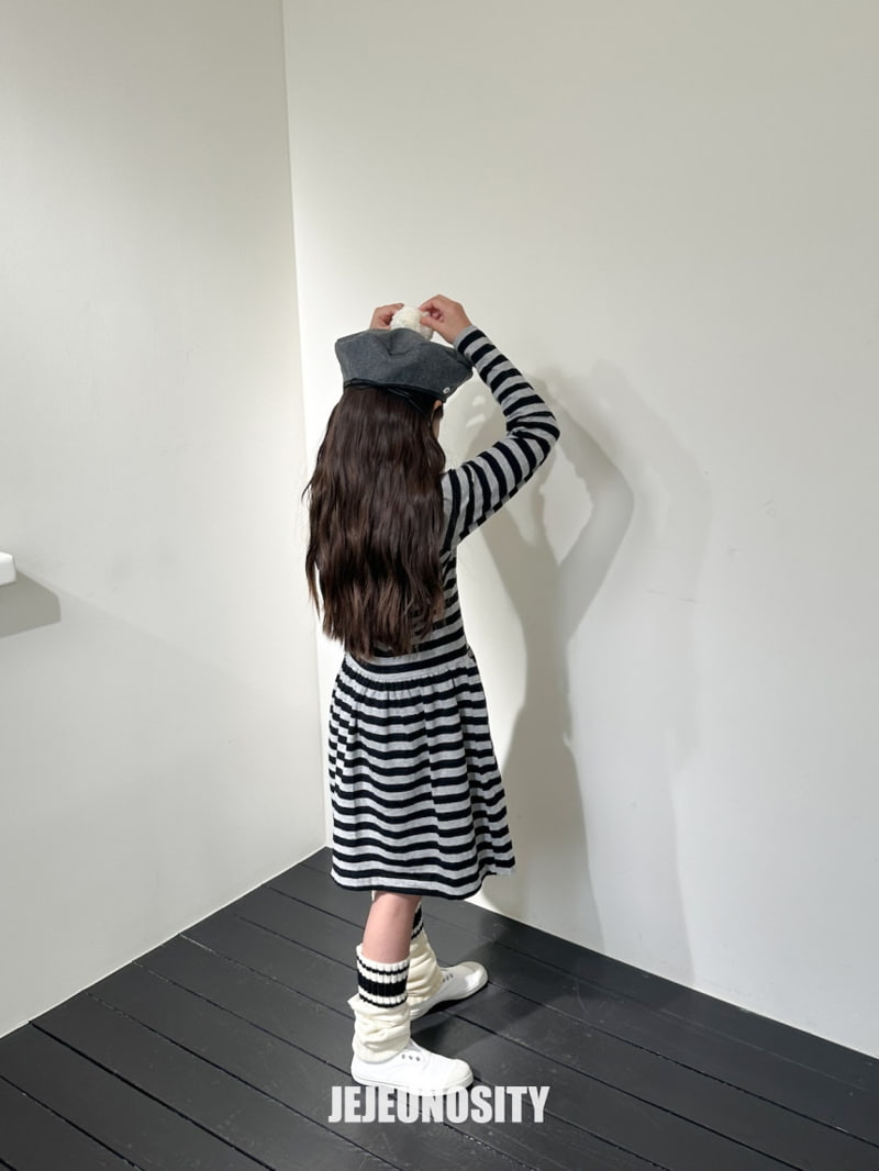 Jejeunosity - Korean Children Fashion - #designkidswear - Stripe One-piece - 6