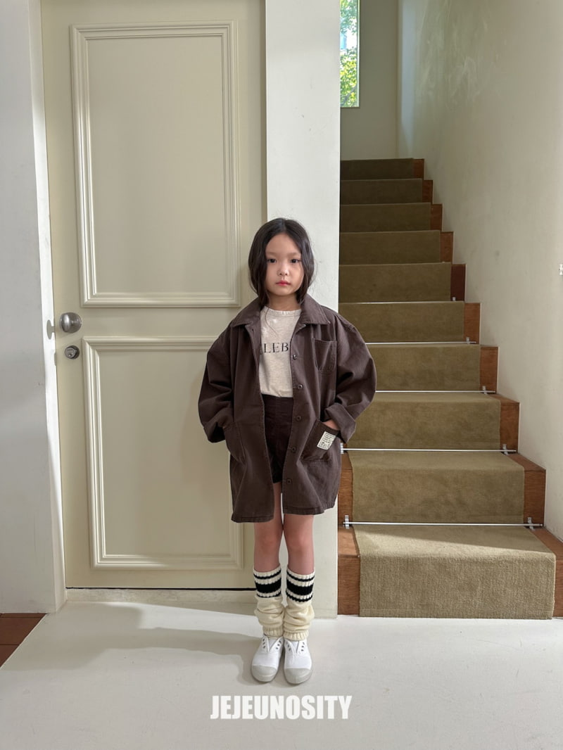 Jejeunosity - Korean Children Fashion - #designkidswear - Velvet Berry Shorts - 5