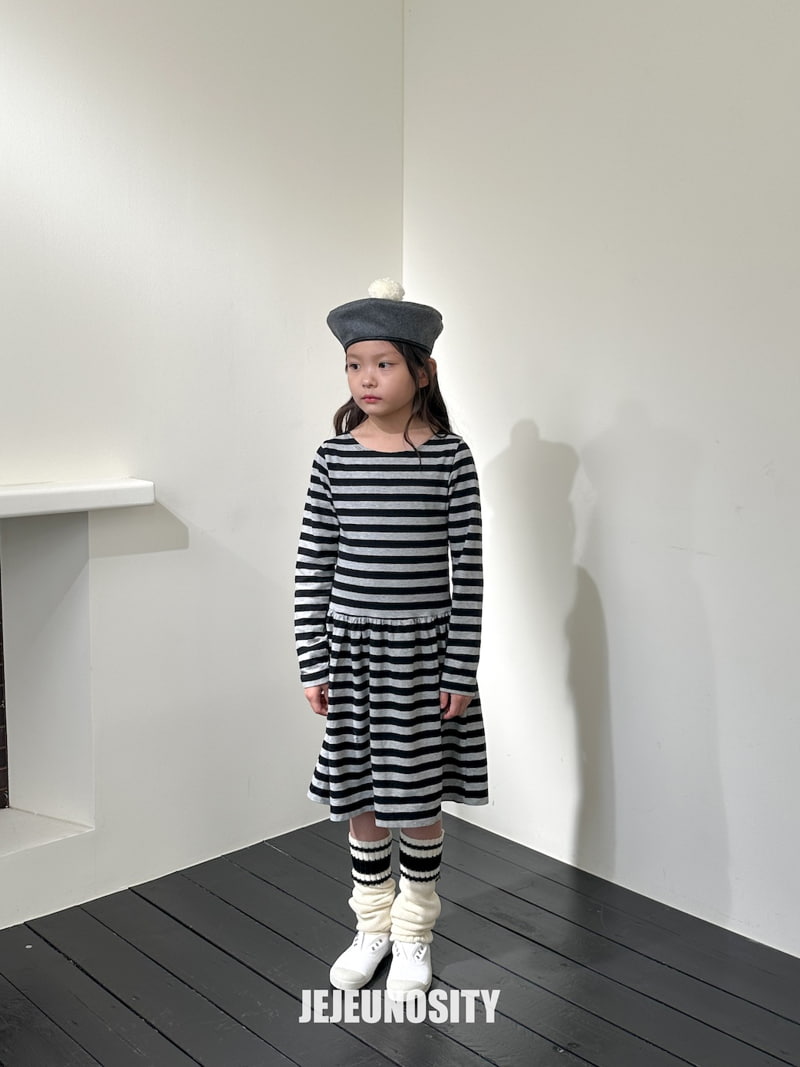 Jejeunosity - Korean Children Fashion - #discoveringself - Stripe One-piece - 7