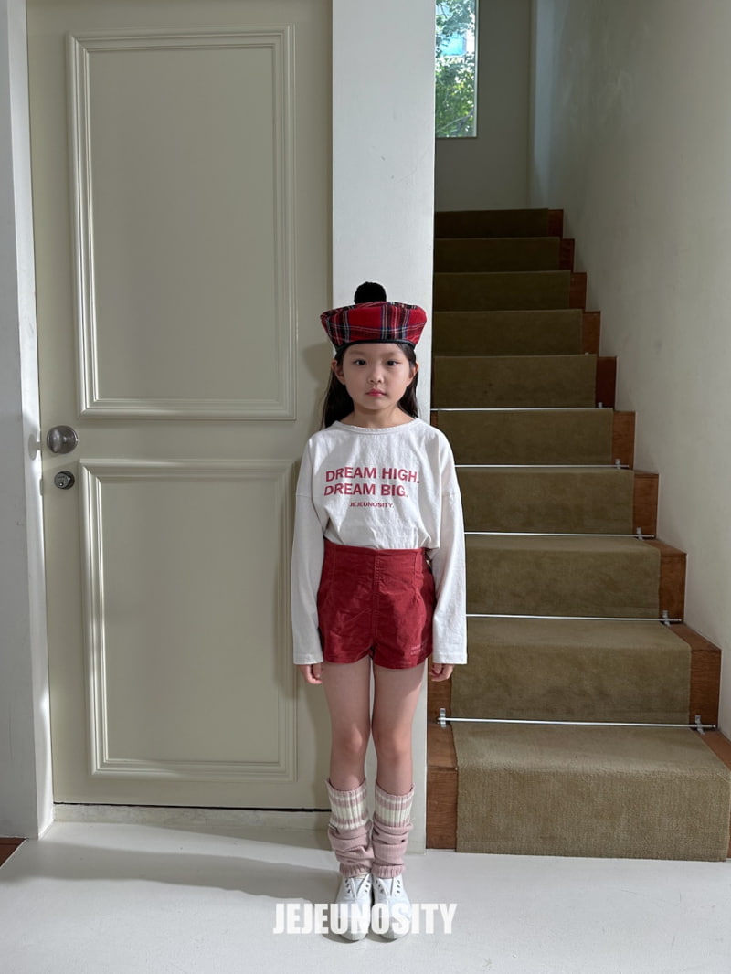 Jejeunosity - Korean Children Fashion - #fashionkids - Velvet Berry Shorts - 7