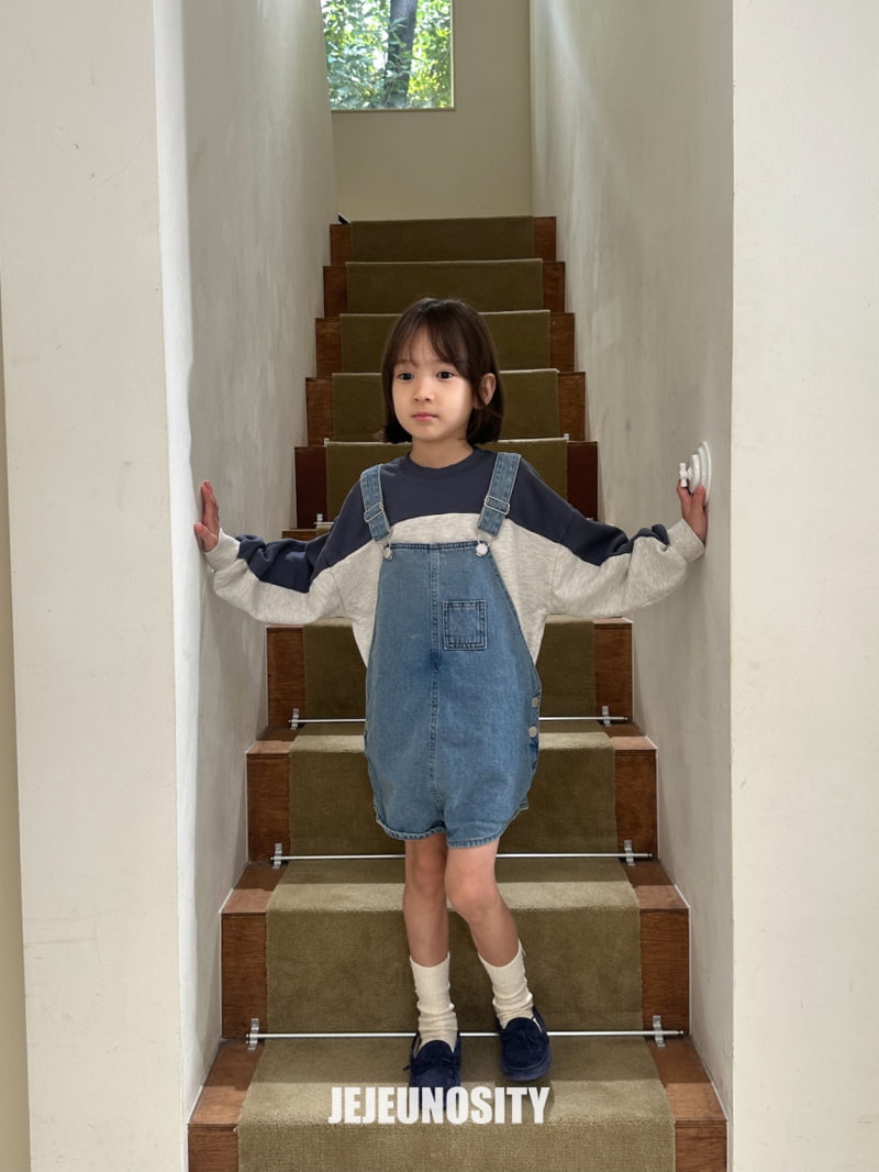 Jejeunosity - Korean Children Fashion - #littlefashionista - Berry Short Overalls - 12