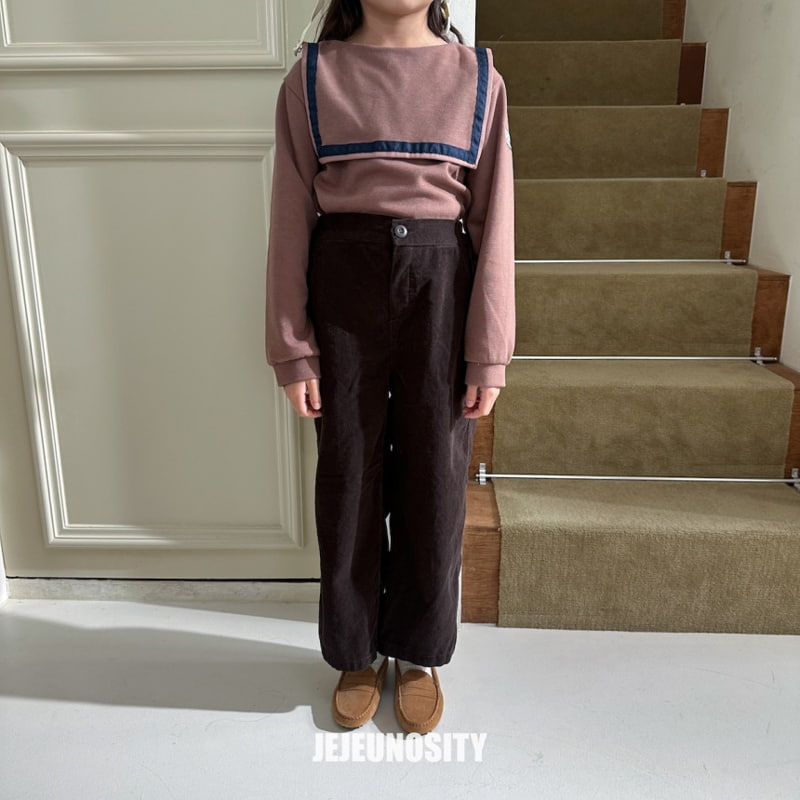 Jejeunosity - Korean Children Fashion - #prettylittlegirls - Golden Corduroy Pants - 5