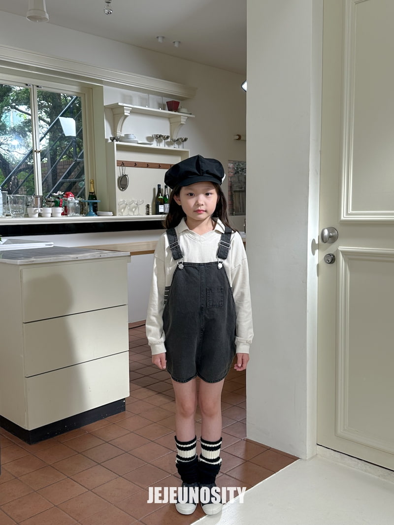 Jejeunosity - Korean Children Fashion - #stylishchildhood - Berry Short Overalls - 2