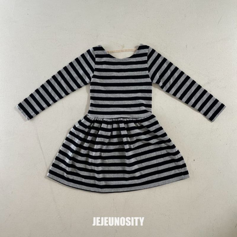 Jejeunosity - Korean Children Fashion - #todddlerfashion - Stripe One-piece