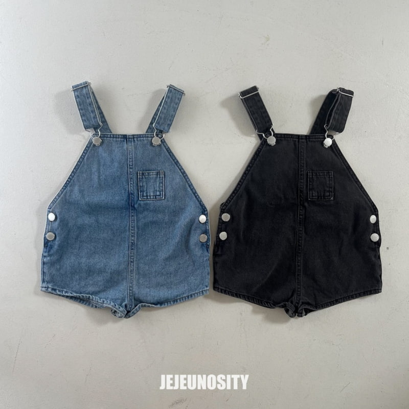 Jejeunosity - Korean Children Fashion - #toddlerclothing - Berry Short Overalls