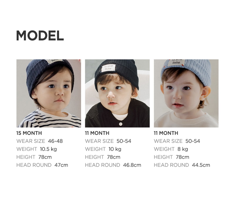 Kids Clara - Korean Baby Fashion - #babyboutique - Jenno Rib Baby Beanie - 12