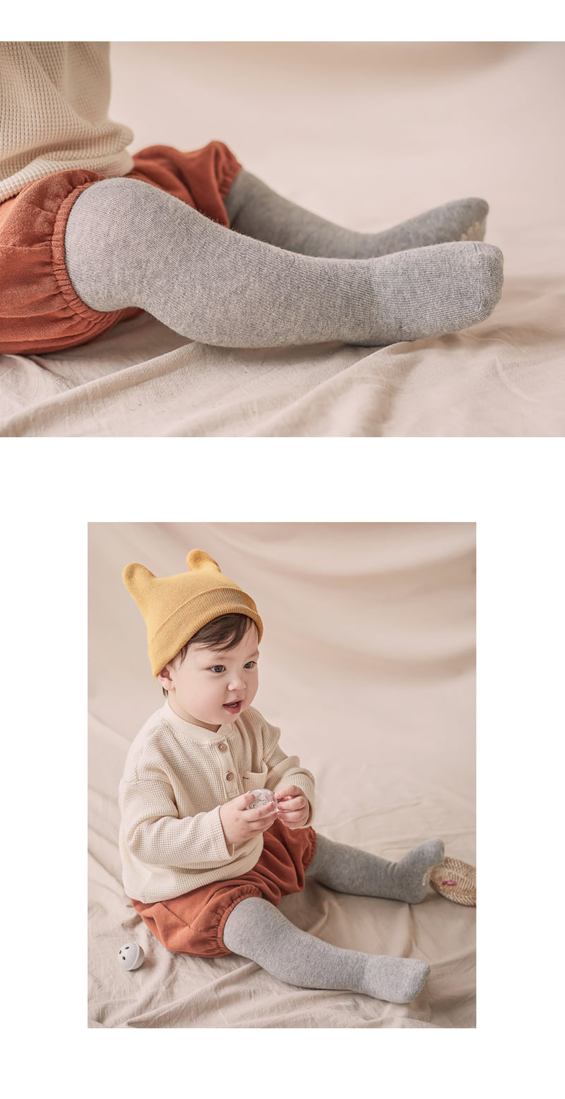 Kids Clara - Korean Baby Fashion - #babyboutiqueclothing - New Happy Plain Baby Tights (set of 5) - 6