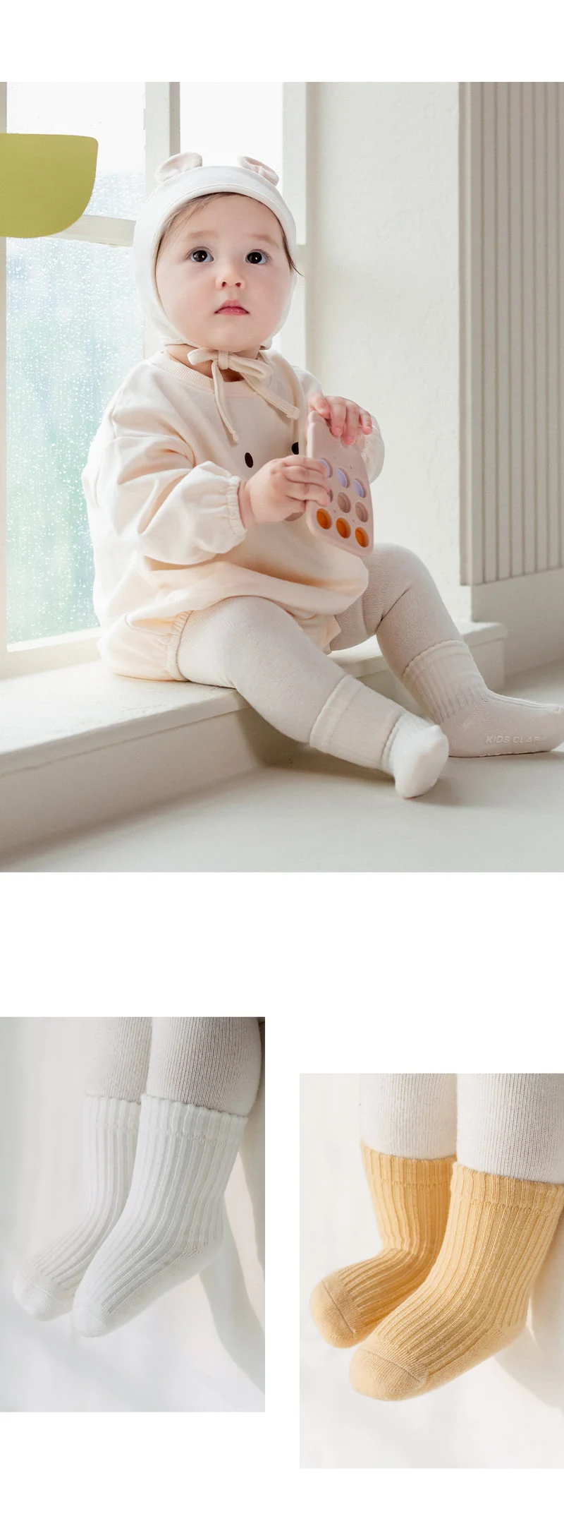 Kids Clara - Korean Baby Fashion - #babyboutiqueclothing - Comfy Rib Baby Socks (set of 5) - 5