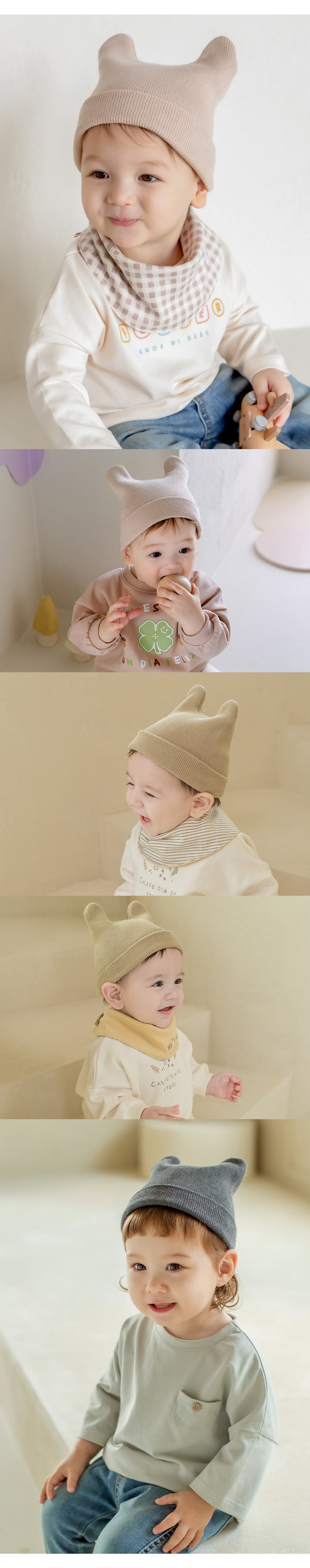 Kids Clara - Korean Baby Fashion - #babyclothing - Bebe Devil Beanie - 7