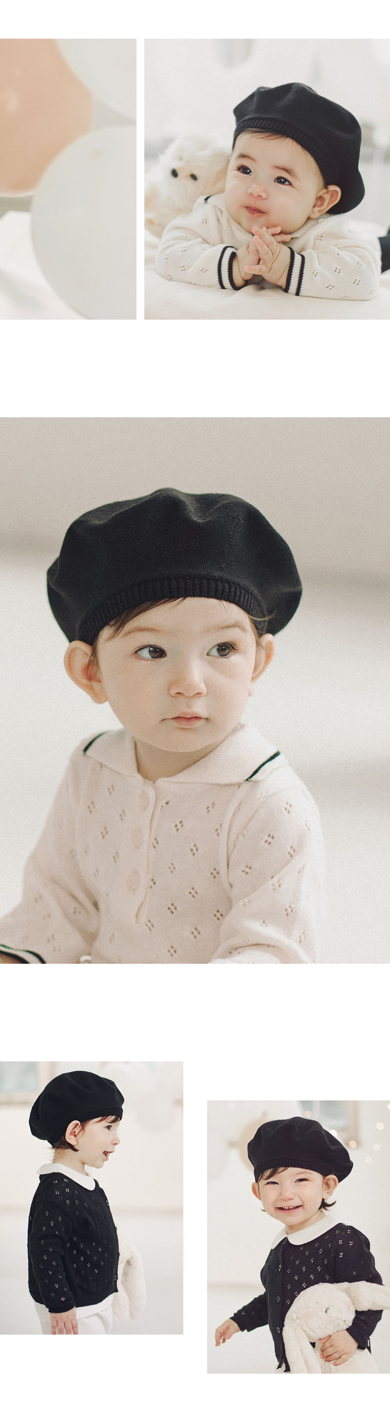 Kids Clara - Korean Baby Fashion - #babyclothing - Chouchou Knit Baby Beret - 2