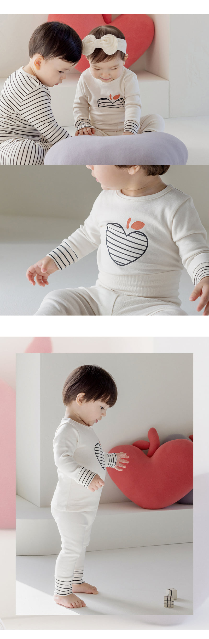 Kids Clara - Korean Baby Fashion - #babyboutiqueclothing - Molang Comfy Belly Baby Loungewear - 4