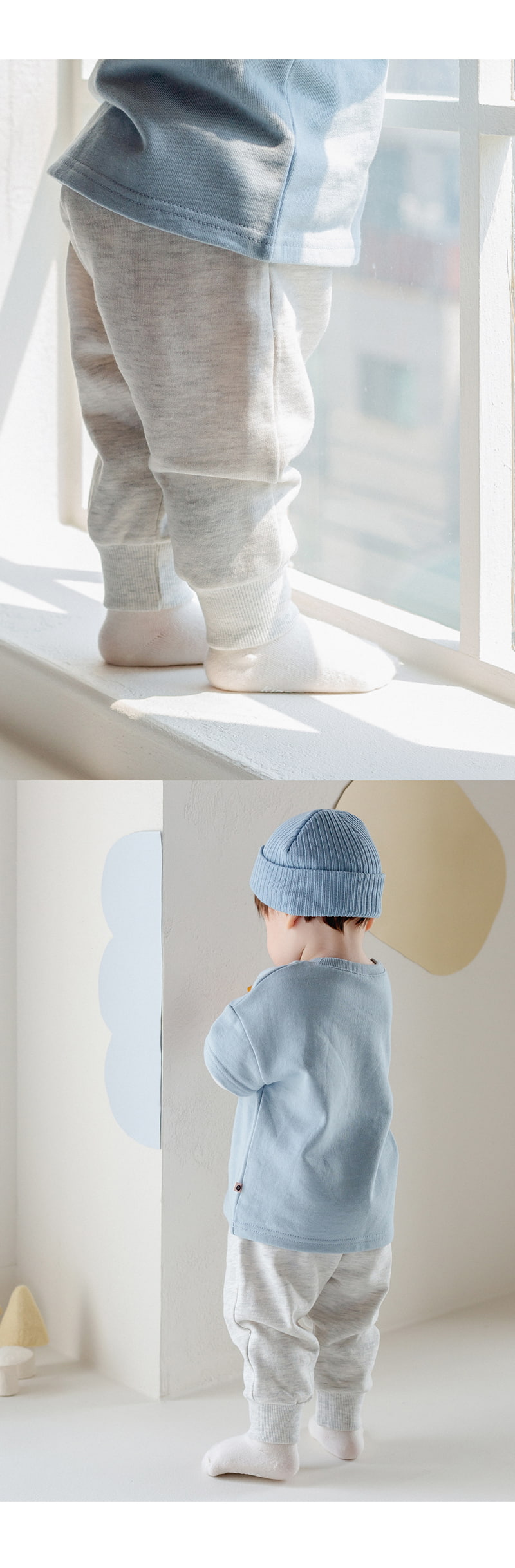 Kids Clara - Korean Baby Fashion - #babyboutiqueclothing - Cloud Baby Jogger Pants - 4