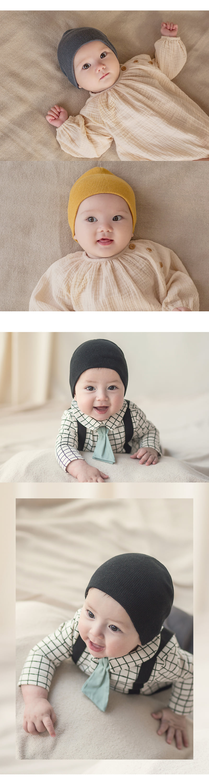 Kids Clara - Korean Baby Fashion - #babyfever - Newborn Beanie - 8