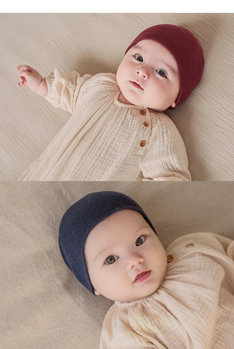 Kids Clara - Korean Baby Fashion - #babygirlfashion - Newborn Beanie - 9