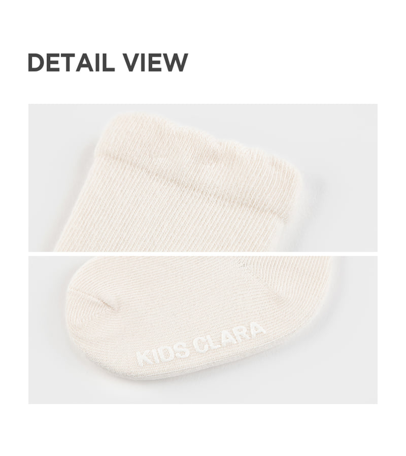 Kids Clara - Korean Baby Fashion - #babylifestyle - Mono Baby Knee Socks (set of 5) - 7