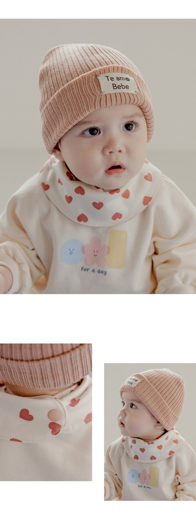 Kids Clara - Korean Baby Fashion - #babylifestyle - Solin Reversible Baby Banana Bib - 3