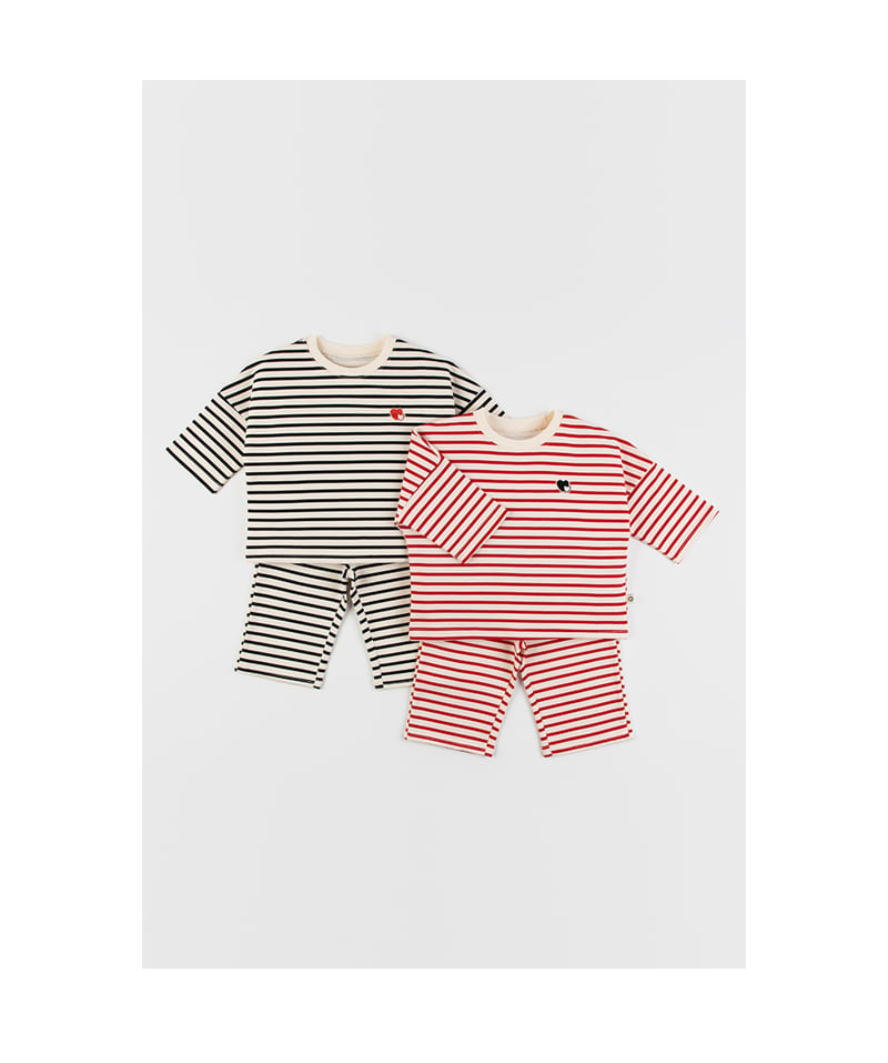 Kids Clara - Korean Baby Fashion - #babylifestyle - Rosely Baby Top Bottom Set - 4