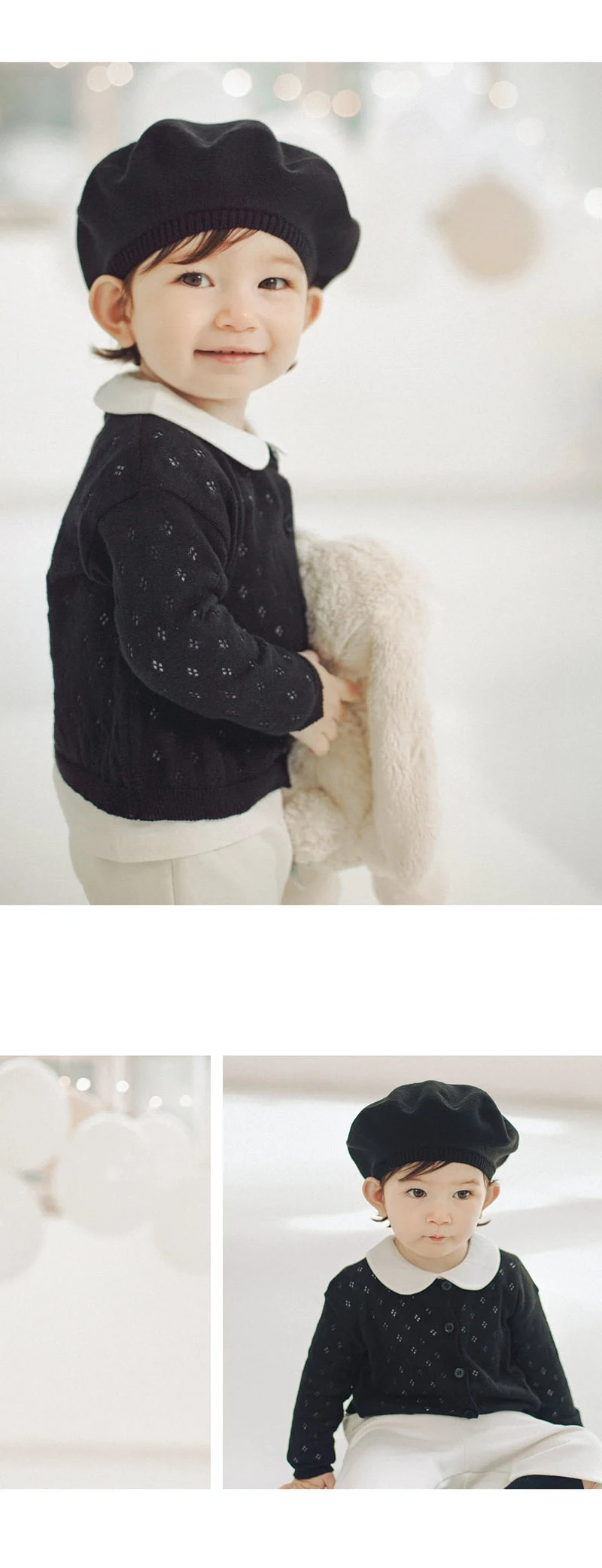 Kids Clara - Korean Baby Fashion - #babyoninstagram - Nori Knit Cardigan - 2