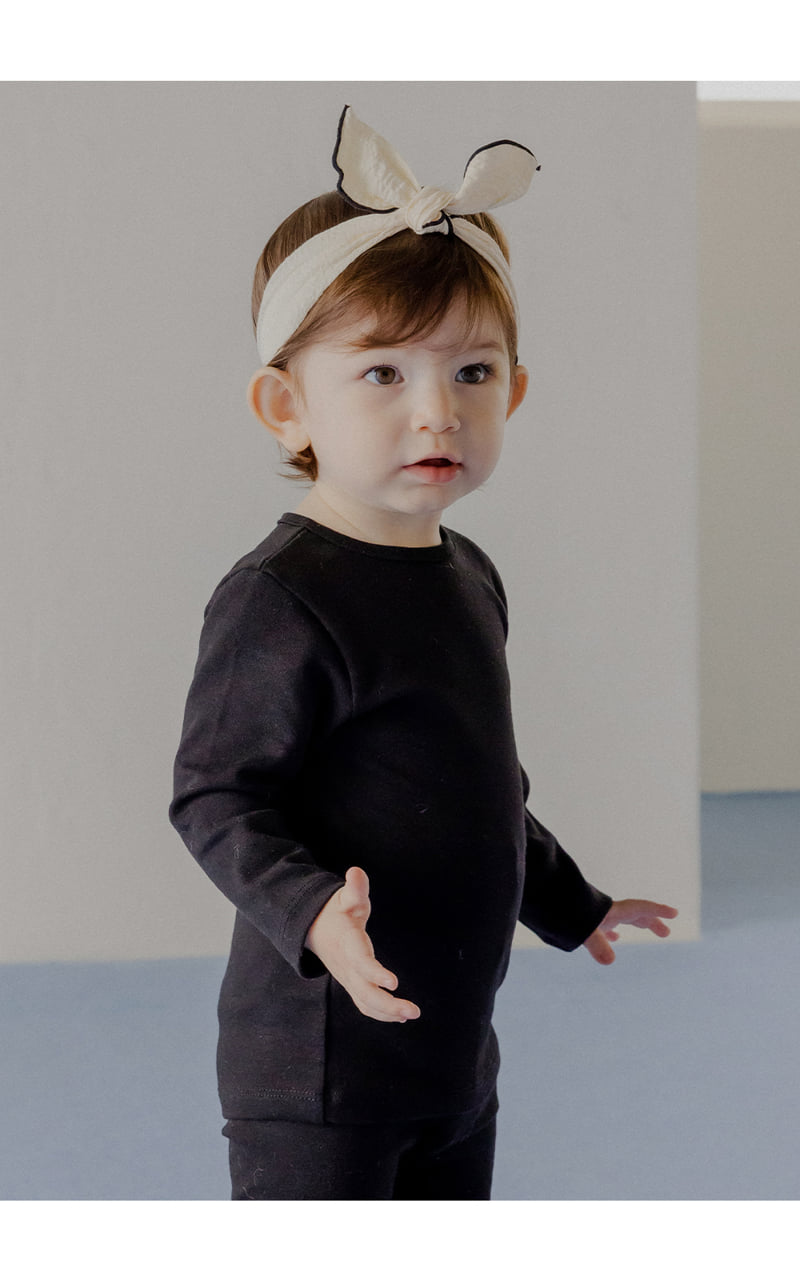 Kids Clara - Korean Baby Fashion - #babylifestyle - Pure Basic Baby Tee - 4