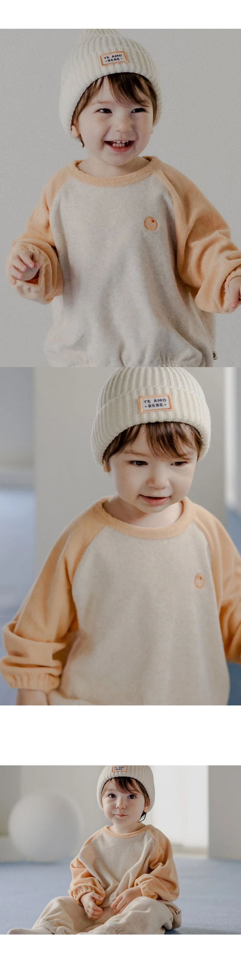 Kids Clara - Korean Baby Fashion - #babyoninstagram - Lav Loosefit Baby Set-up - 3