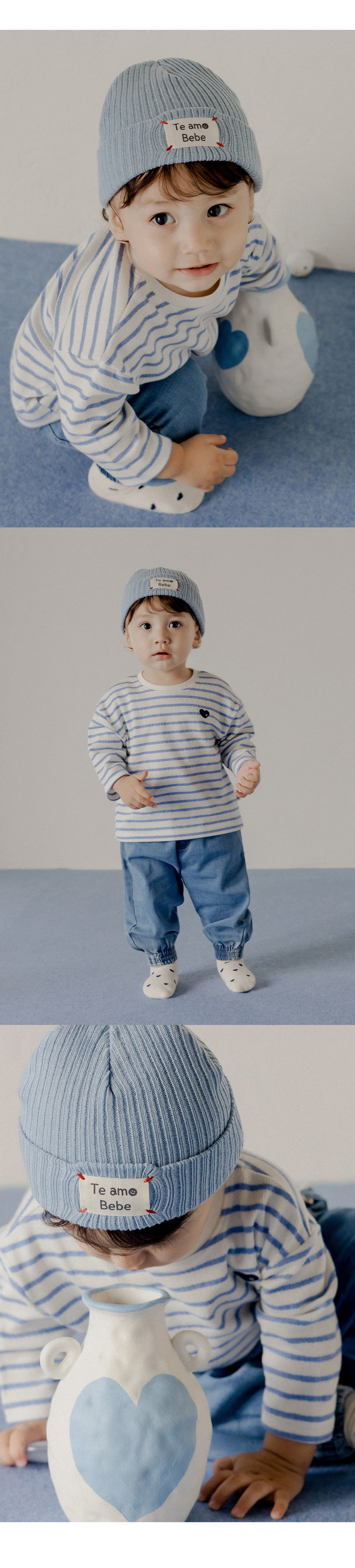 Kids Clara - Korean Baby Fashion - #babyoninstagram - Jenno Rib Baby Beanie - 5