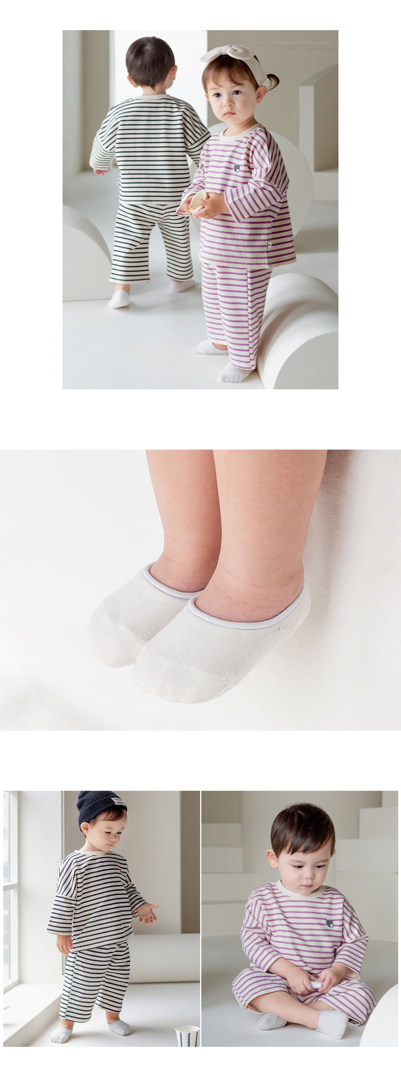 Kids Clara - Korean Baby Fashion - #babyoutfit - Happy Baby Socks (set of 5) - 3