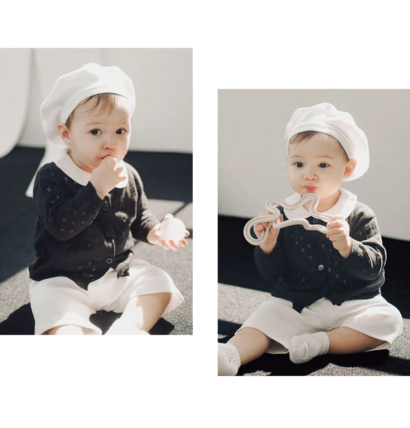 Kids Clara - Korean Baby Fashion - #babyootd - Nori Knit Cardigan - 4