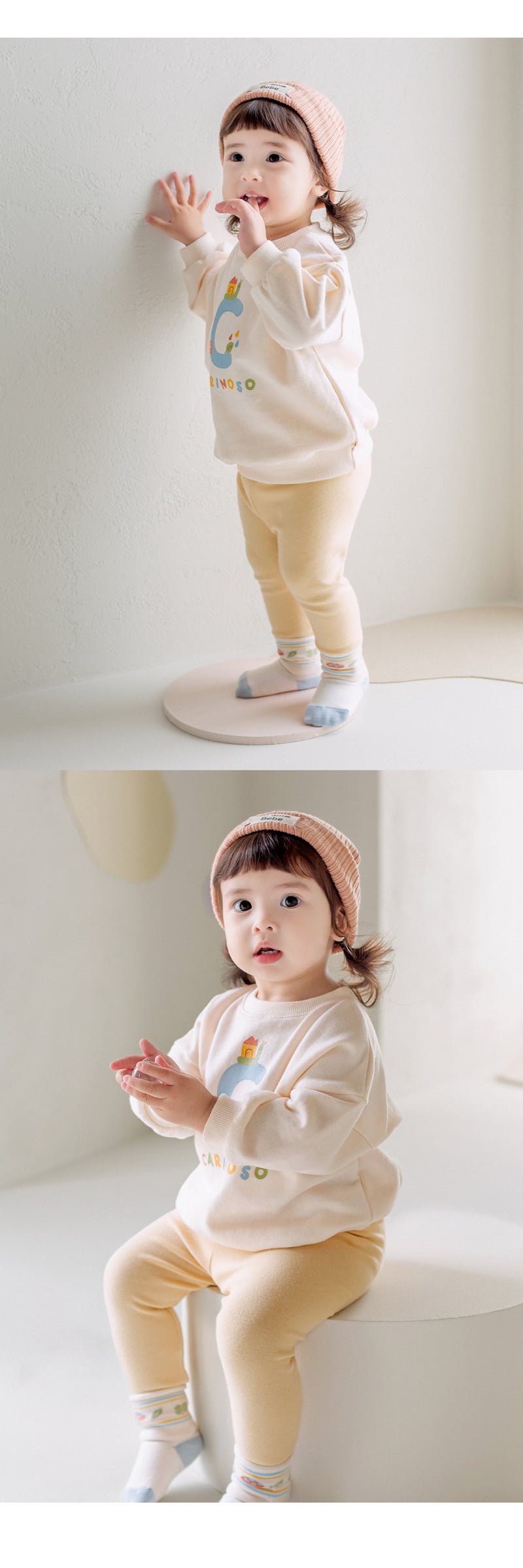 Kids Clara - Korean Baby Fashion - #babyoutfit - Pure Basic Baby Leggings - 7