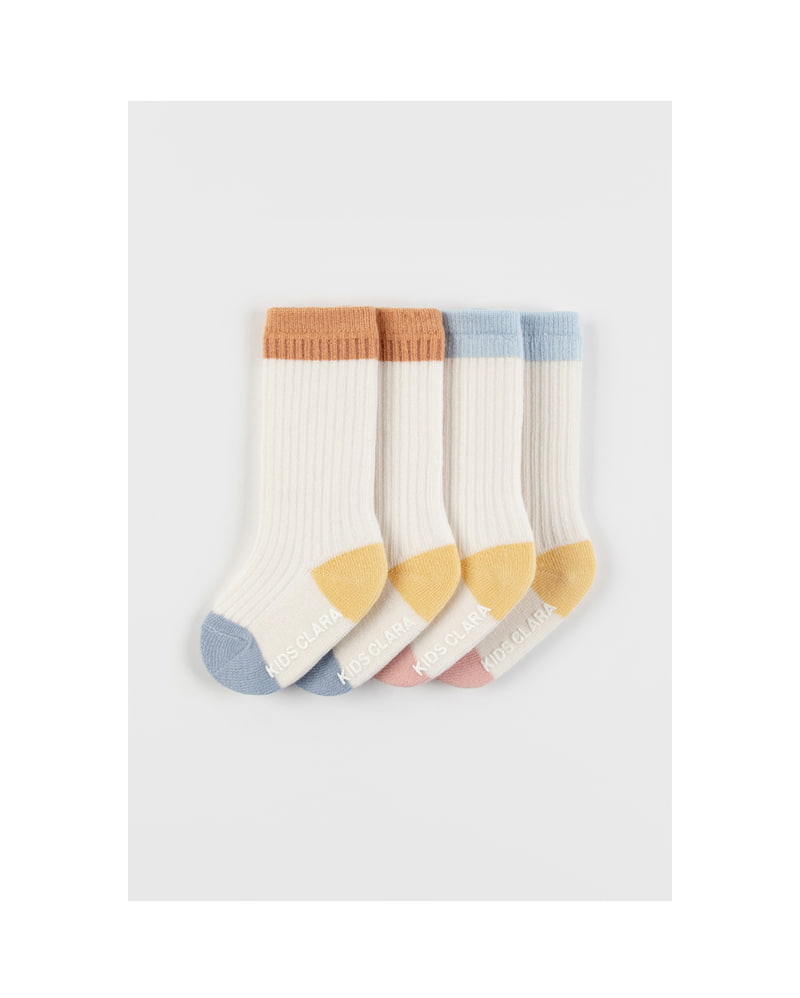 Kids Clara - Korean Baby Fashion - #babyoutfit - Julie Baby Knee Socks (set of 5) - 4