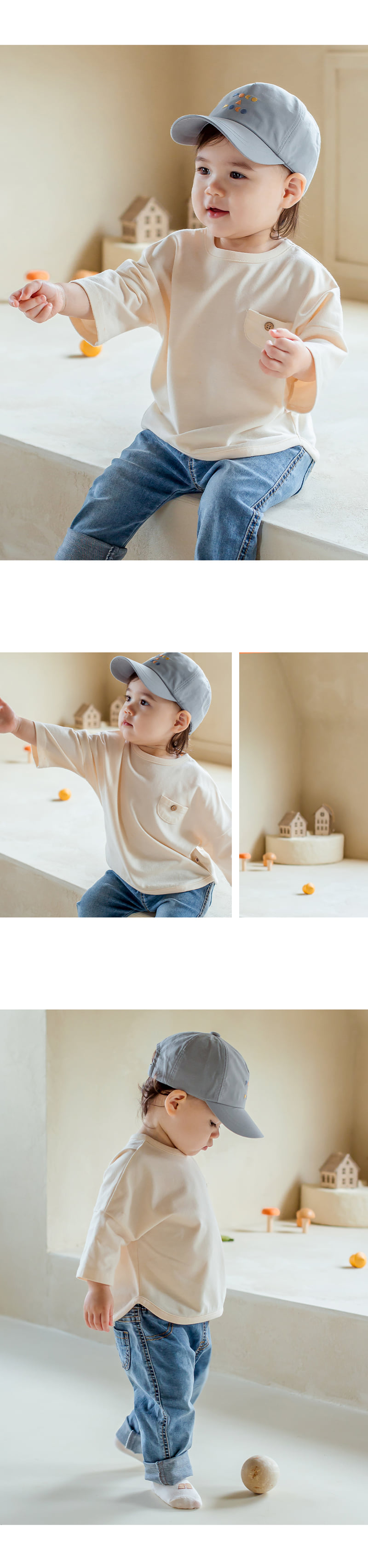 Kids Clara - Korean Baby Fashion - #onlinebabyboutique - Babican Baby Tee - 7