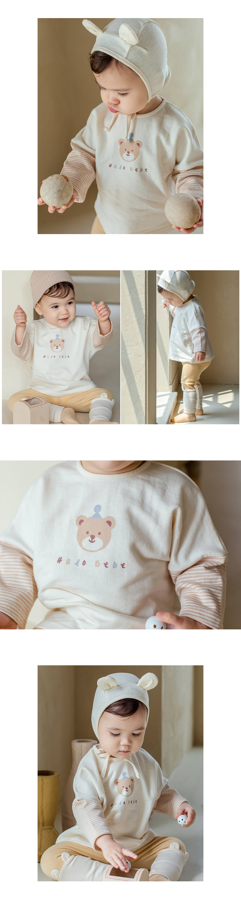 Kids Clara - Korean Baby Fashion - #onlinebabyboutique - Edith Baby Tee - 5