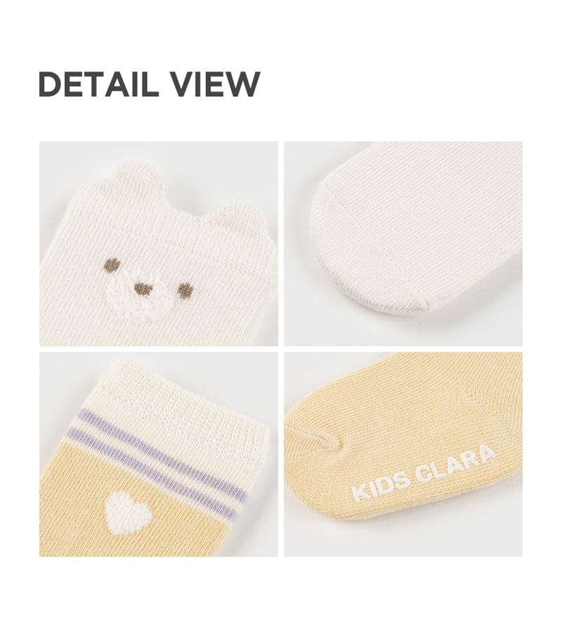 Kids Clara - Korean Baby Fashion - #onlinebabyboutique - Nisel Baby Knee Socks (set of 5) - 7