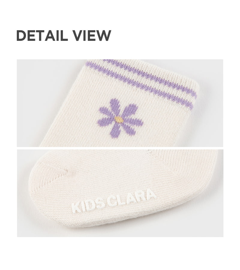 Kids Clara - Korean Baby Fashion - #onlinebabyboutique - Biel Baby Knee Socks (set of 5) - 5