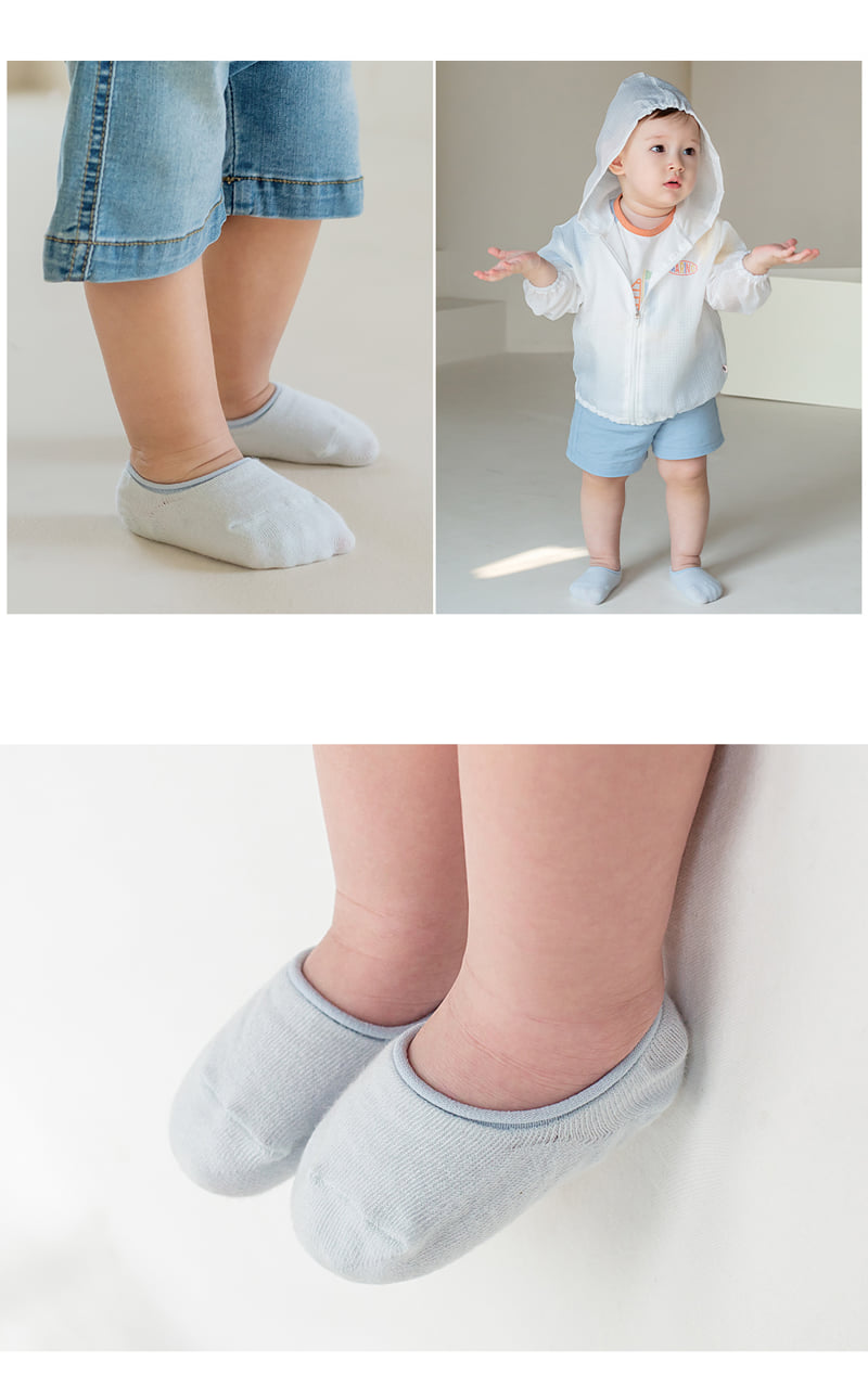 Kids Clara - Korean Baby Fashion - #onlinebabyshop - Happy Baby Socks (set of 5) - 6