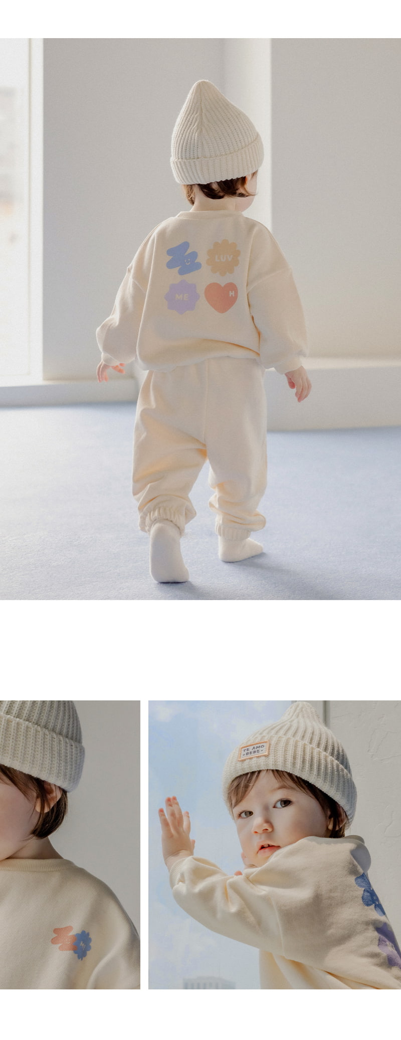 Kids Clara - Korean Baby Fashion - #onlinebabyshop - Coel Three Pieces Set-up - 2