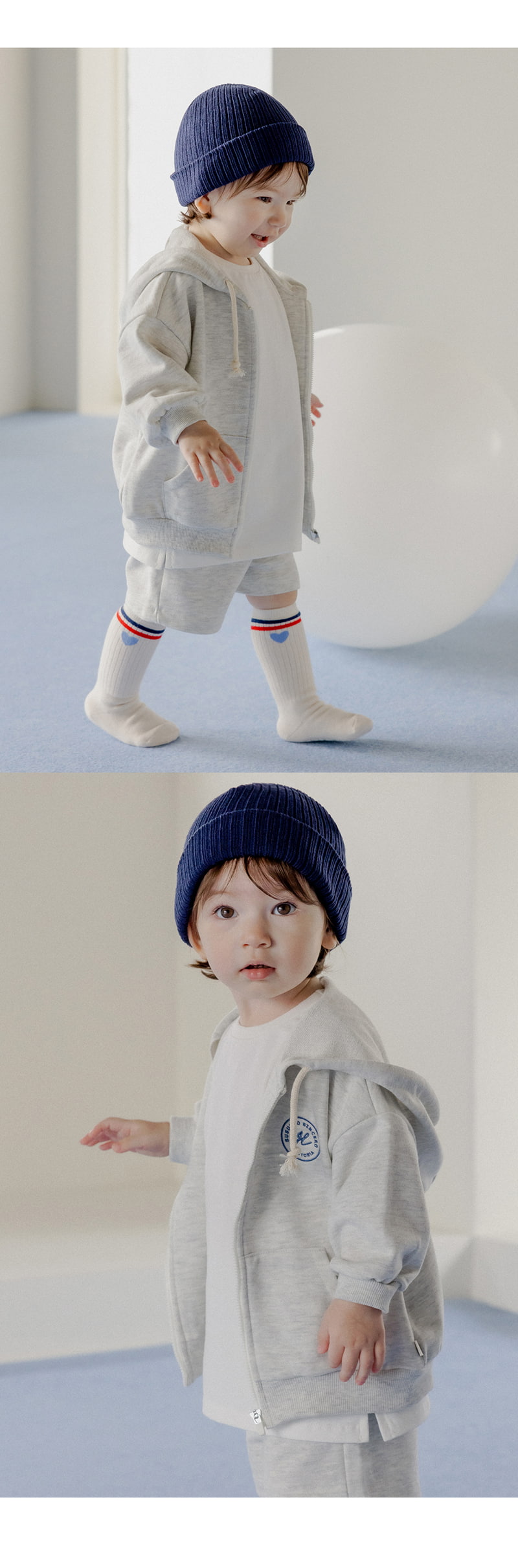 Kids Clara - Korean Baby Fashion - #smilingbaby - Luyan Layered Long Baby Tee - 2