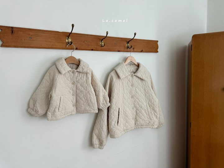 La Camel - Korean Children Fashion - #prettylittlegirls - Bonna Padding Jacket - Cream - 10