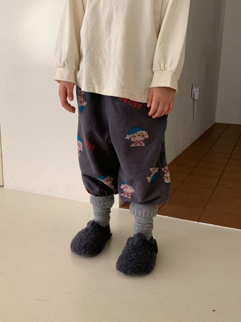 La Chouchou - Korean Baby Fashion - #babyboutique - Dog Jogger Pants - 3